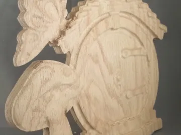 Hobbit Door carved by Paul's Pens n Things