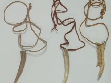 Deer antler pendant made by Paul's Pens n Things