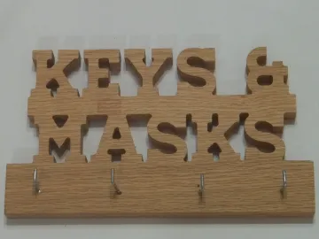 Key/Mask Rack made by Paul's Pens n Things