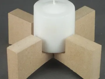 Small Candle Holder made by Paul's Pens n Things