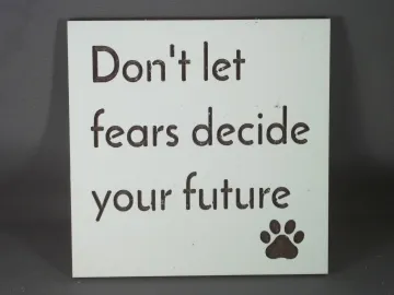 Mosaic Sign — Fears carved by Paul's Pens n Things
