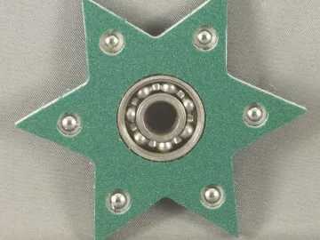 Fidget Spinner — Star without Groove cut by Paul's Pens n Things